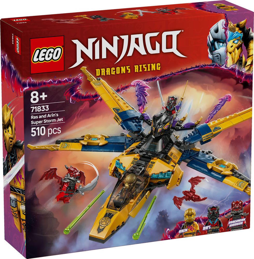 LEGO NINJAGO 71833 Ras and Arins Super Storm Jet 1