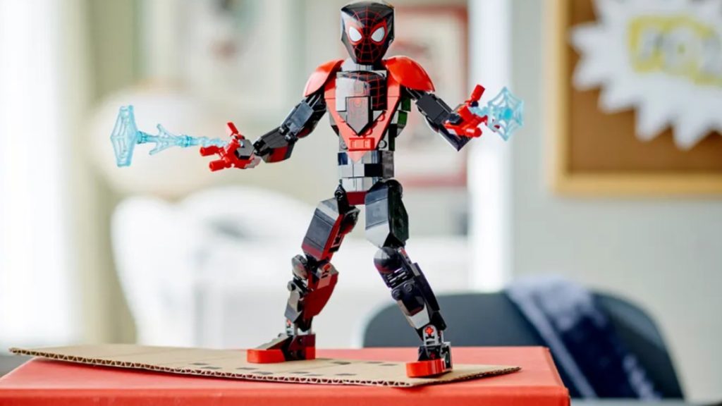 LEGO Marvel 76225 Miles Morales Figure lifestyle featured 1024x576