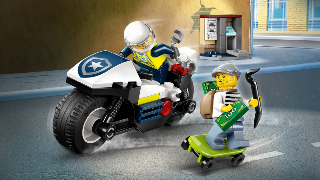 LEGO City 60455 Police Motorcycle Chase 1024x576