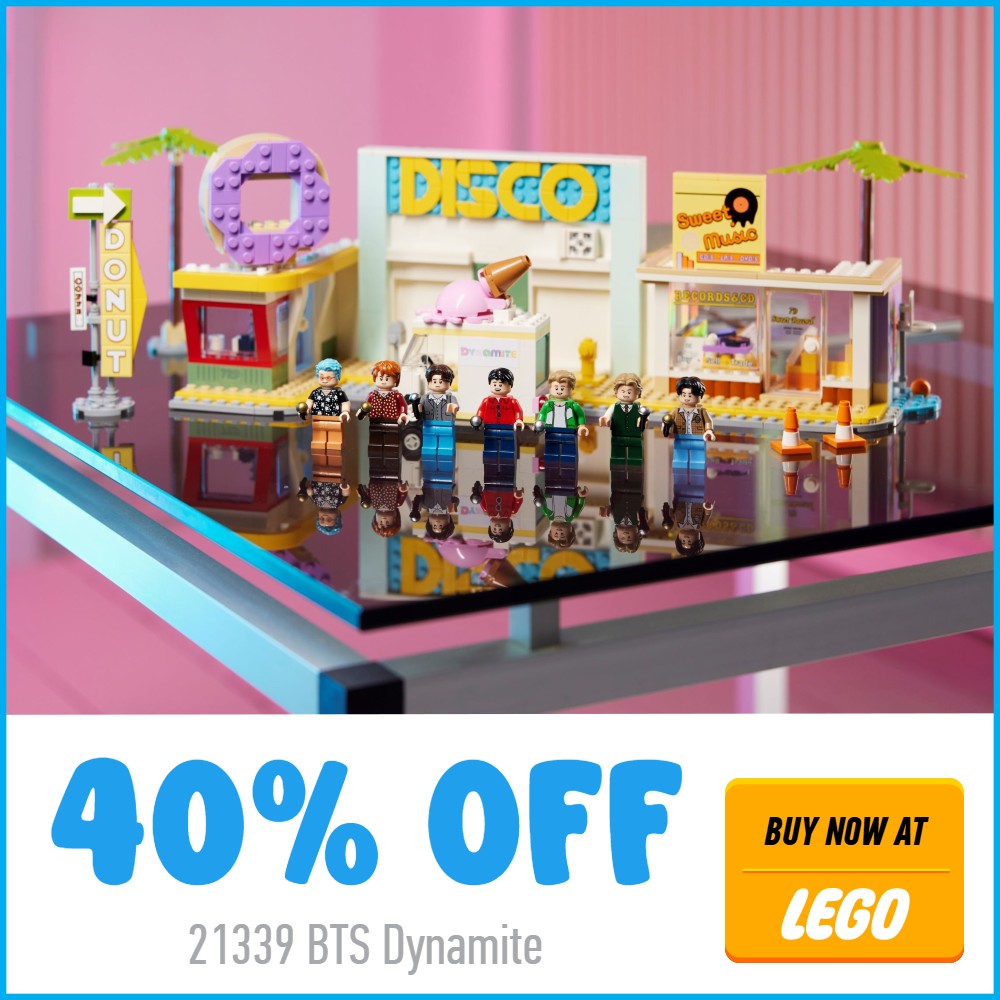 lego ideas 21339 bts dynamite deal card 40 off
