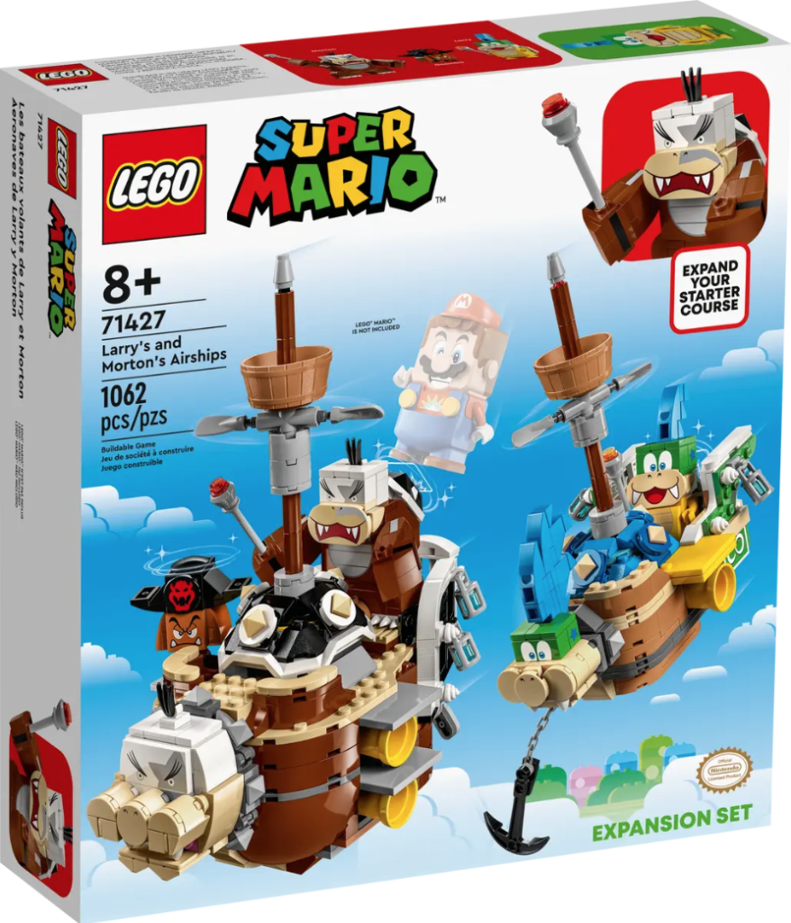 LEGO Super Mario 71427 Larrys and Mortons Airships Expansion Set box front 878x1024