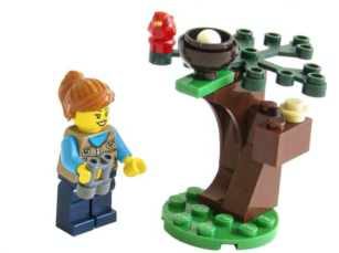 LEGO City Every Day Heroes Good Luck Bird Luck minifigure