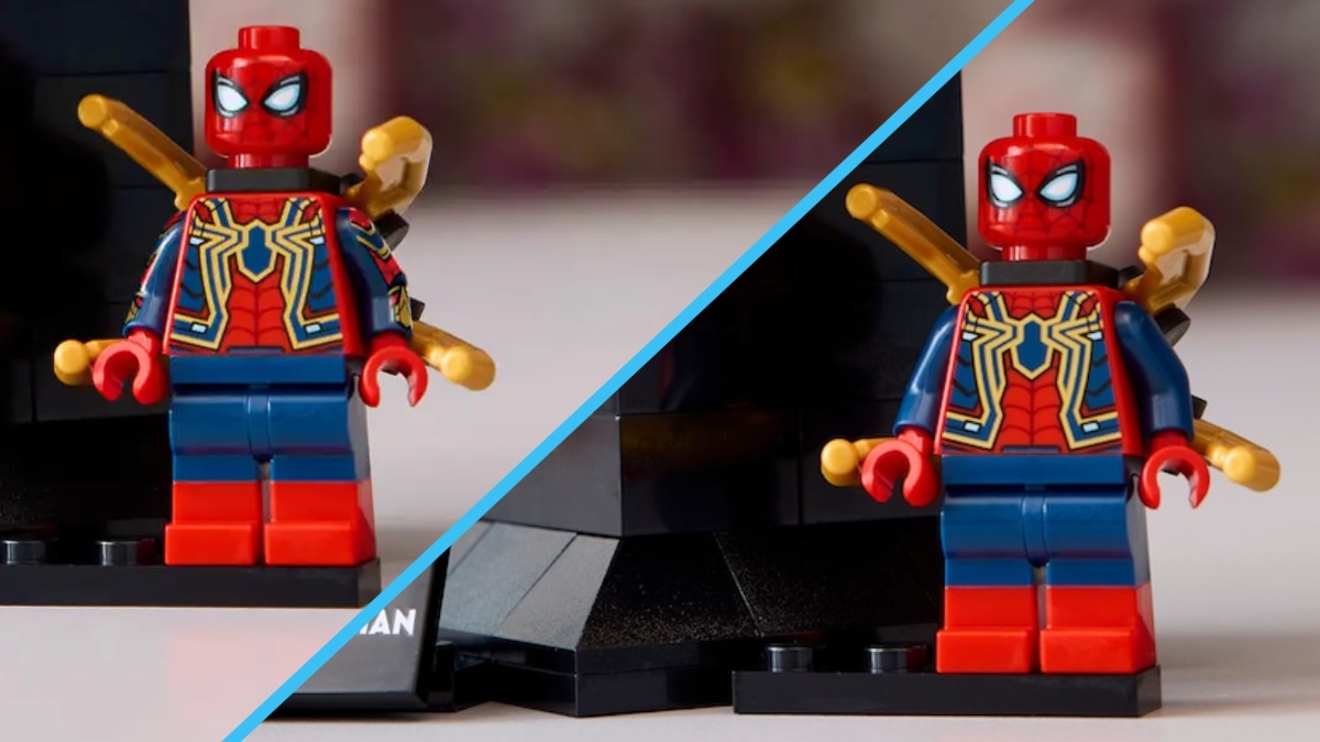 Finalised LEGO Iron Spider-Man images confirm exclusive minifigure