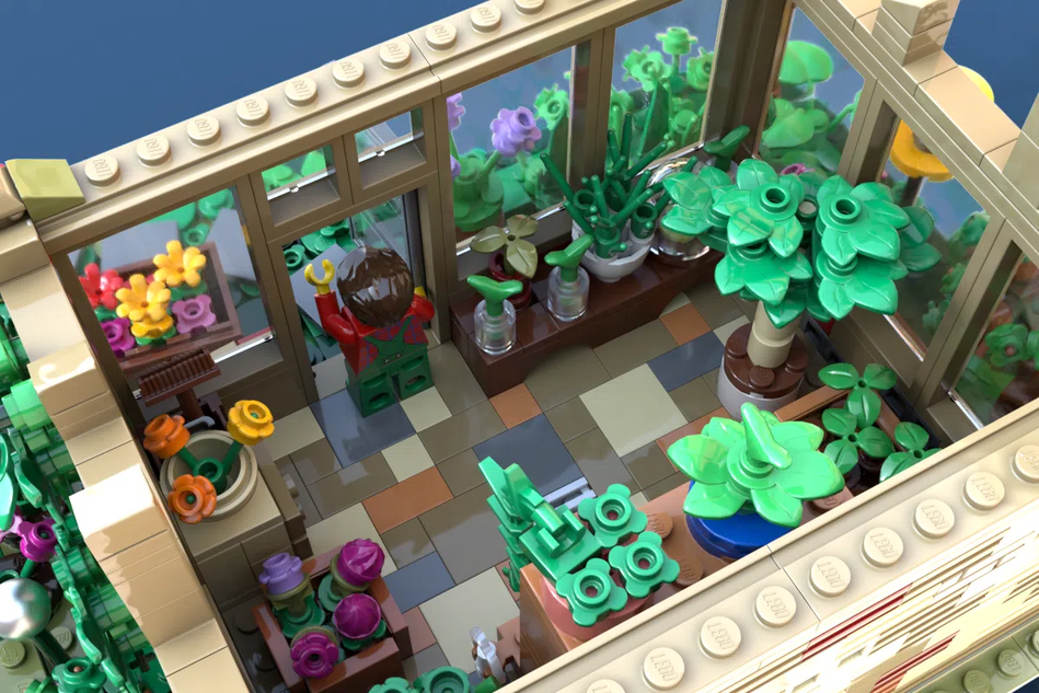 LEGO Ideas Greenhouse 4