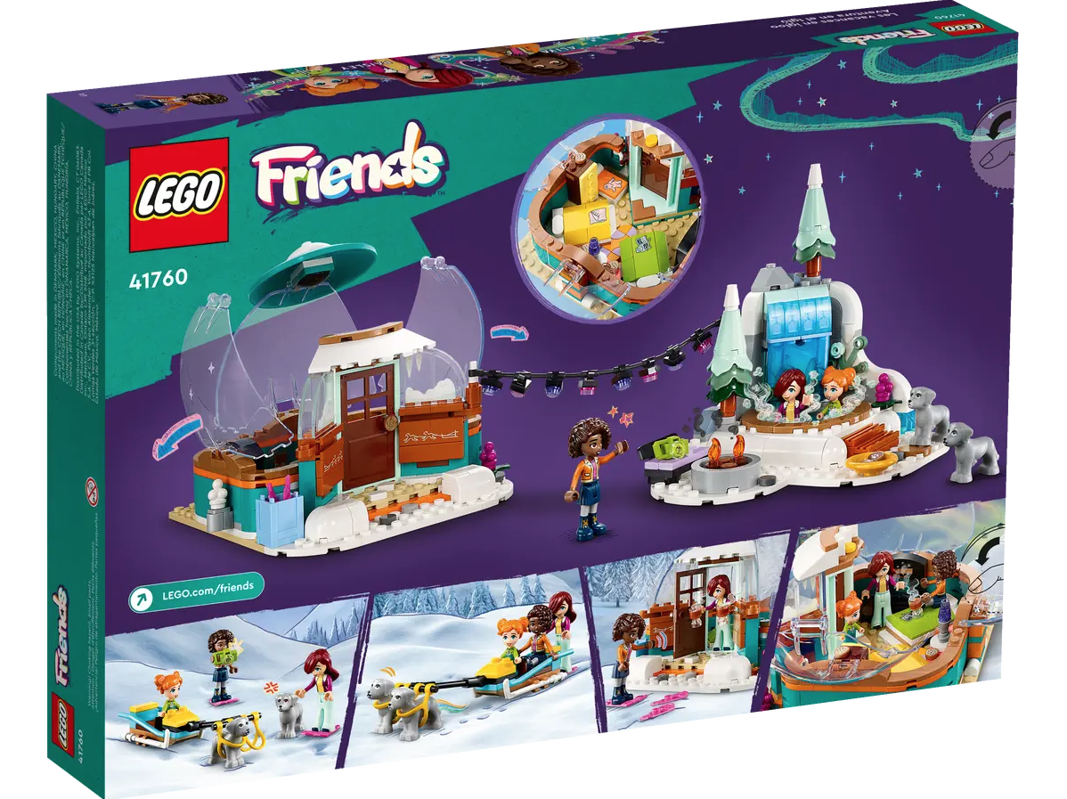 LEGO Friends 41760 Igloo Holiday Adventure box back