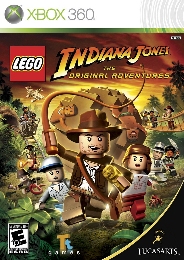 lego indiana jones game box art