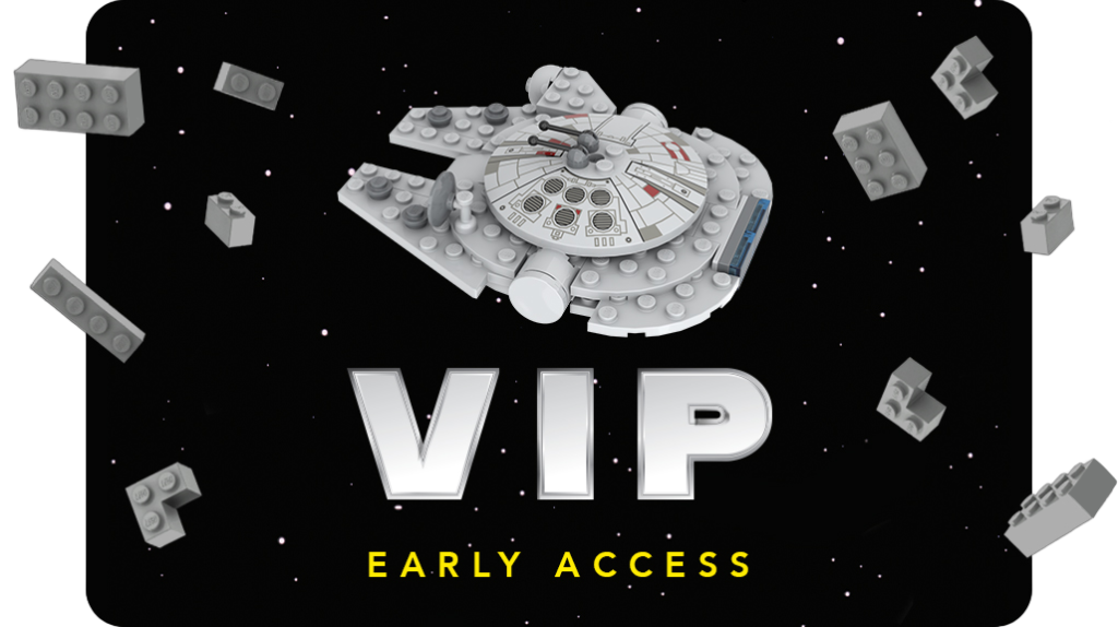 LEGO Star Wars The Exhibition Millennium Falcon VIP Package 1024x574