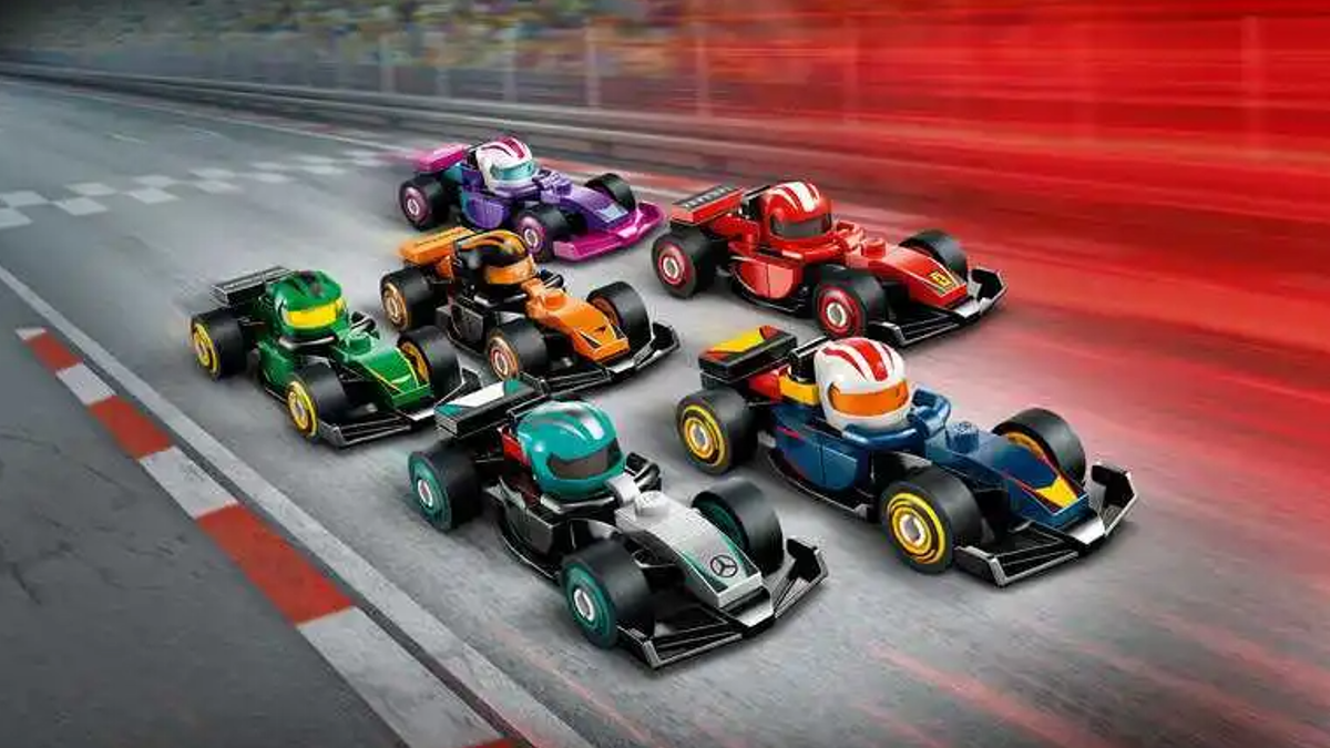 LEGO 71049 F1 Collectible Race Cars launches today in the US
