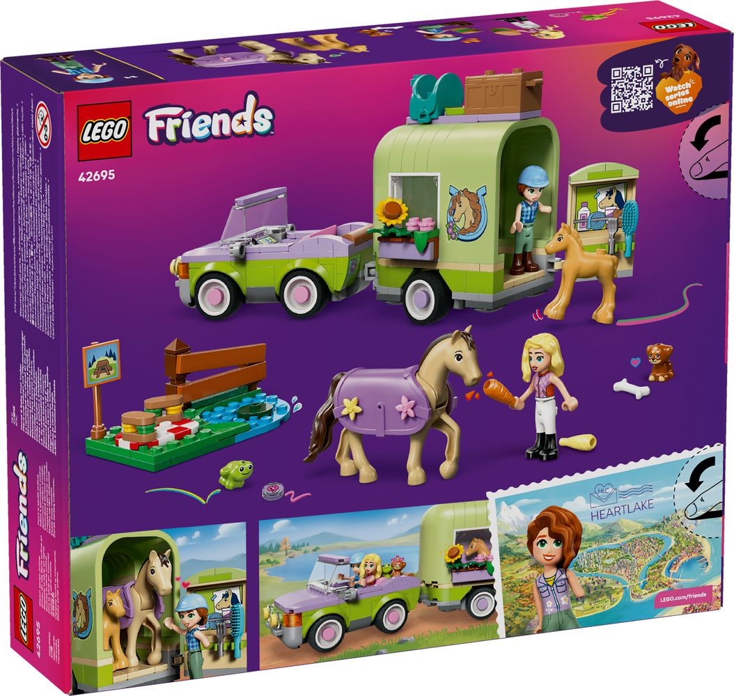 LEGO Friends 42695 Horse Baby Foal Trailer 2