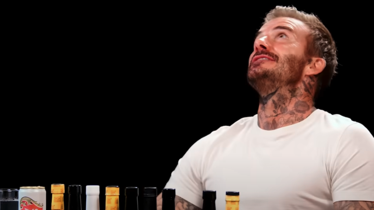 David Beckham is all of us when asked about our favourite LEGO sets