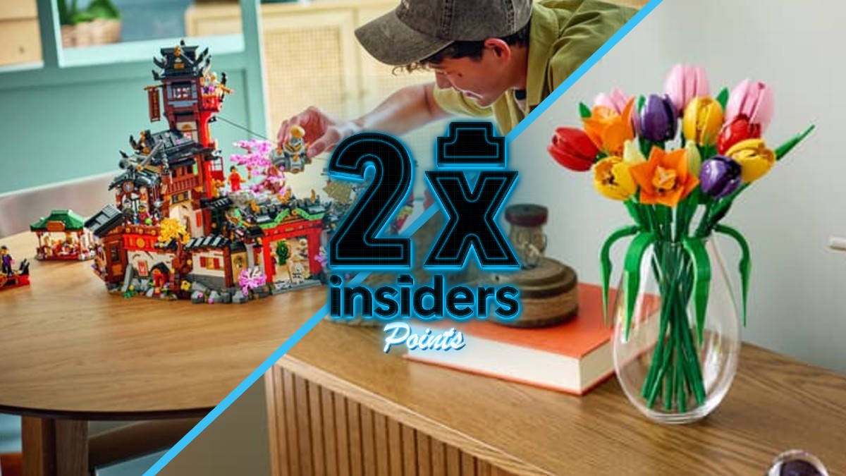 Double LEGO Insiders points on Botanicals and NINJAGO – including 2026 sets