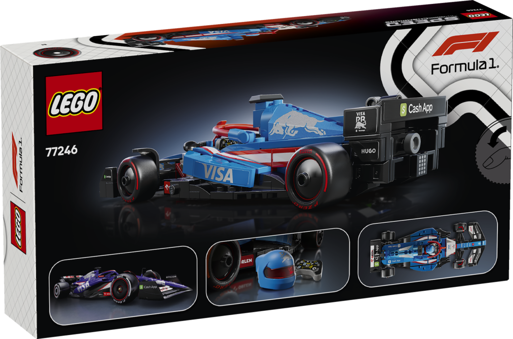 LEGO Speed Champions 77246 Visa Cash App VCARB 01 F1 Race Car 2 1024x677