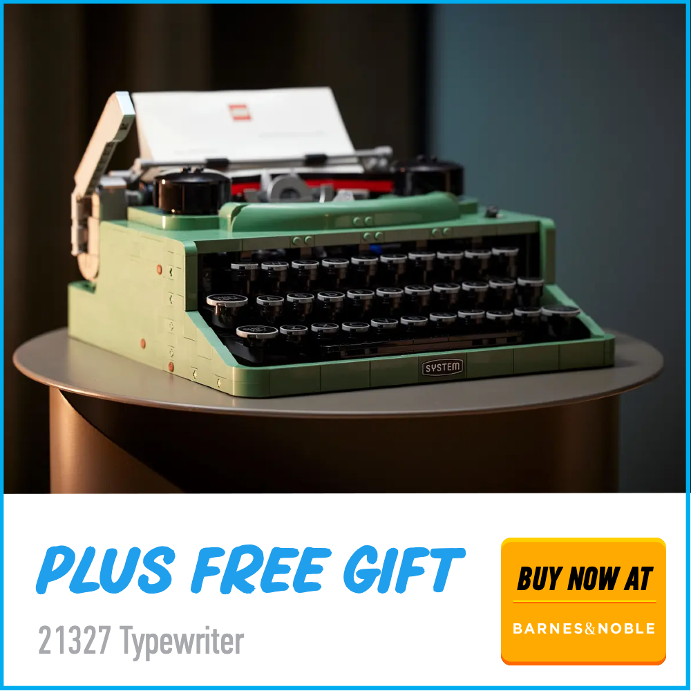 LEGO Ideas 21327 Typewriter BN plus free gift deal card