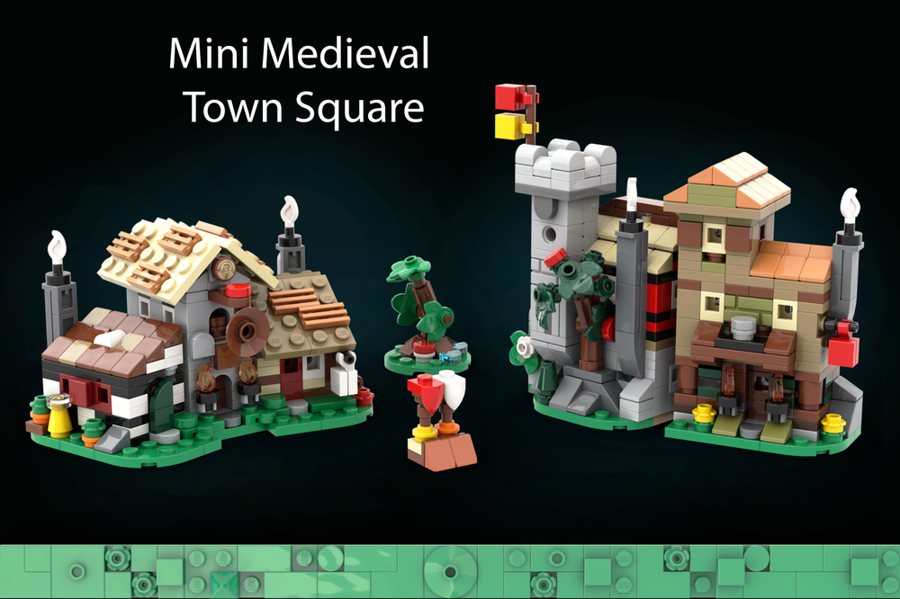 Mini Medieval Town Square