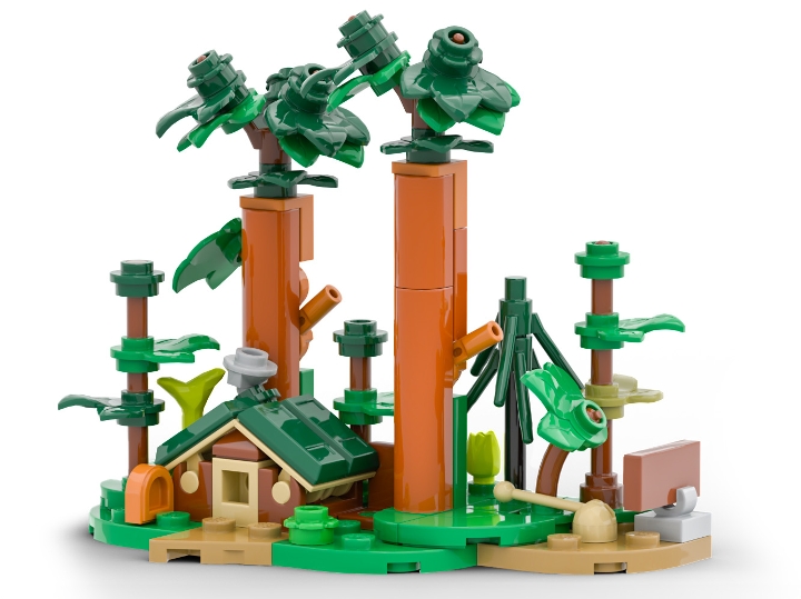 LEGO BDP Series 6 JonasKramms Sequoia Tree Trail mini build