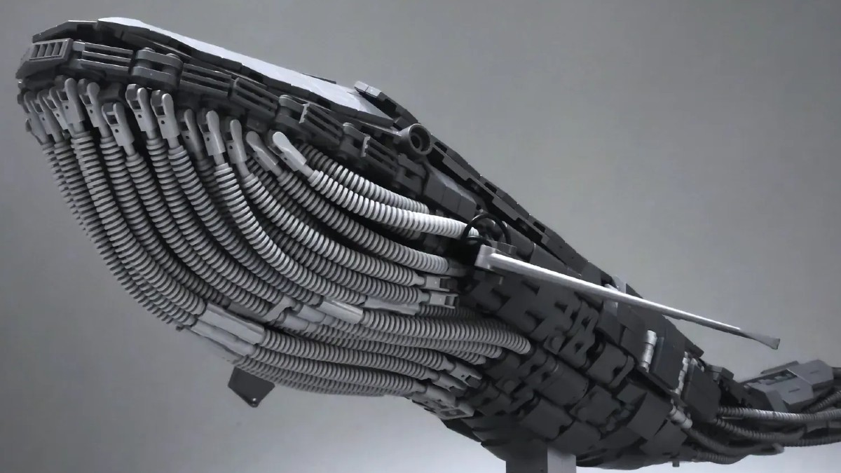 Futuristic whale mech makes waves on LEGO Ideas