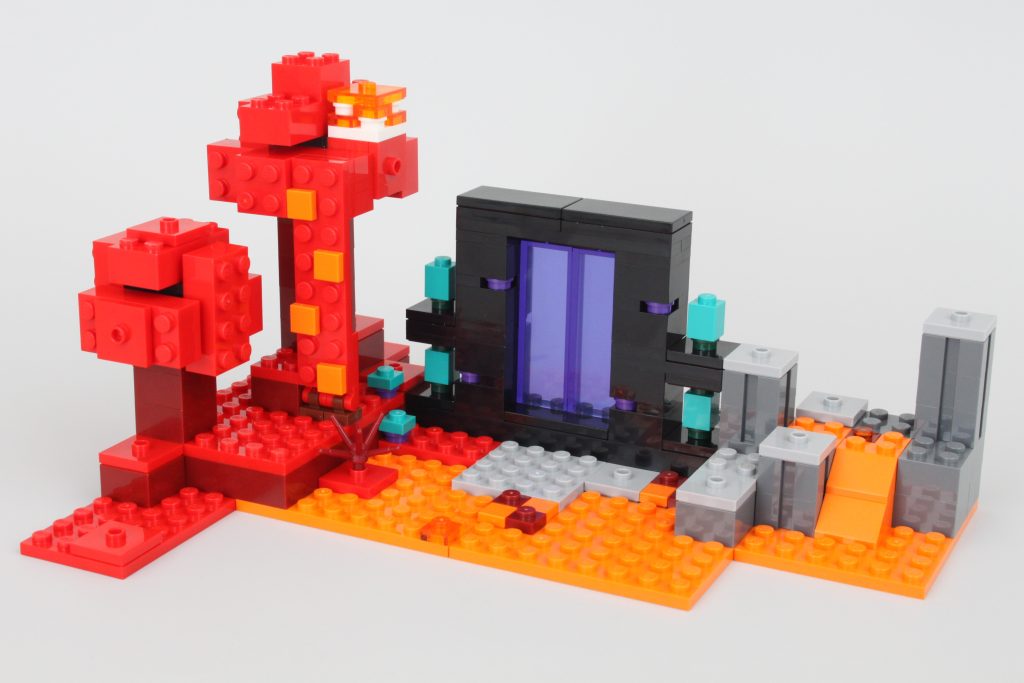 LEGO Minecraft 21255 The Nether Portal Ambush review 3 1024x683