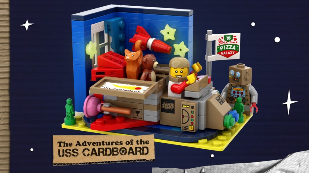 LEGO Ideas The Adventures of the USS Cardboard 1