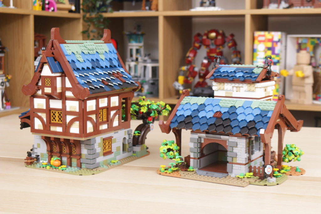 Rebuilding LEGO Ideas 21318 Medieval Blacksmith with Rebrickable 44 1024x683