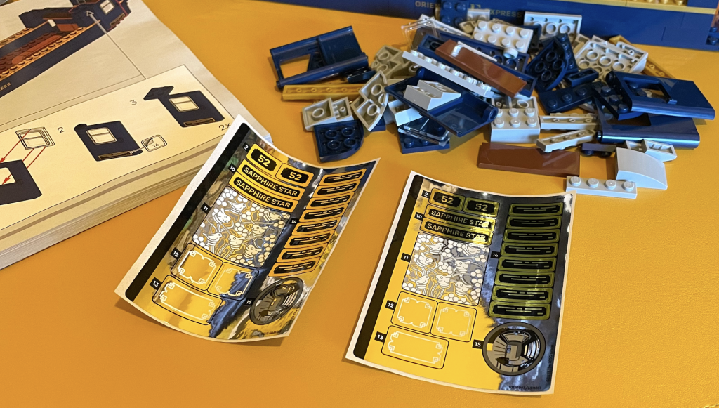 LEGO Ideas 21344 The Orient Express Train sticker sheet error 1 1024x581