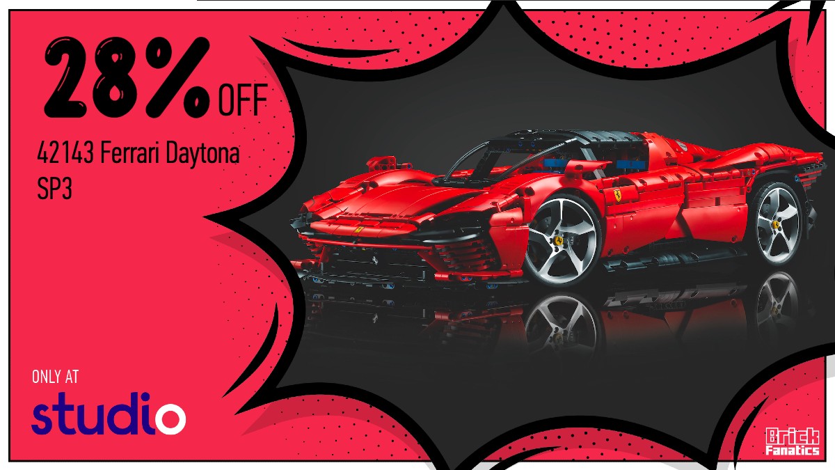 Race away with huge savings on LEGO Technic 42143 Ferrari Daytona SP3