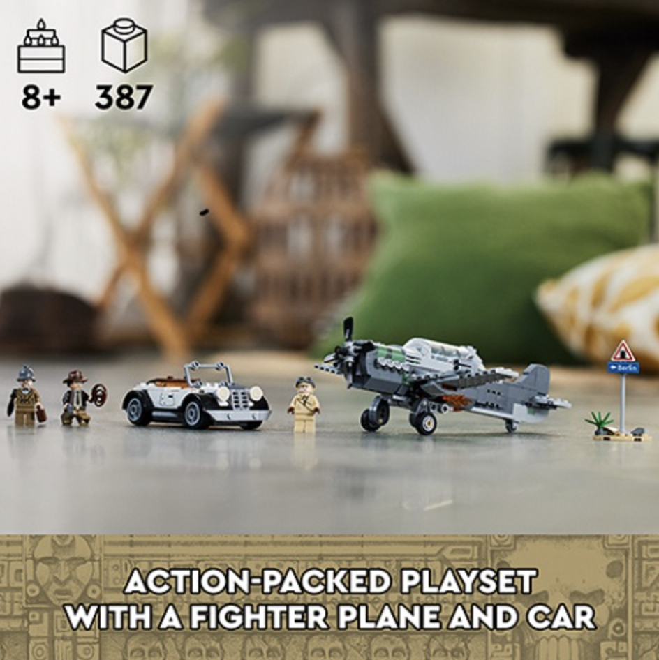 LEGO Indiana Jones 77012 FIghter Plane Chase Lifestyle 4