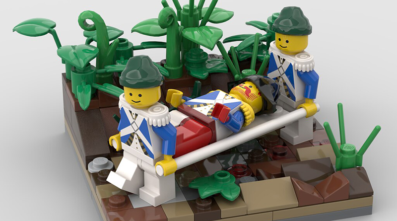 Brick Pic of the Day: Battlefield casualty