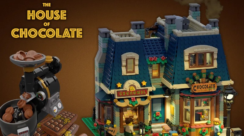 Another sweet LEGO Ideas project, The House of Chocolate, hits 10,000 supports