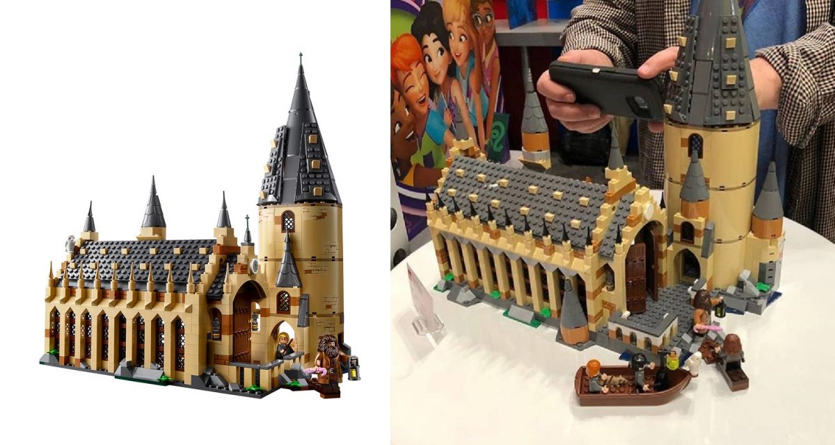 LEGO Harry Potter 75904 Hogwarts Great Hall – spot the difference