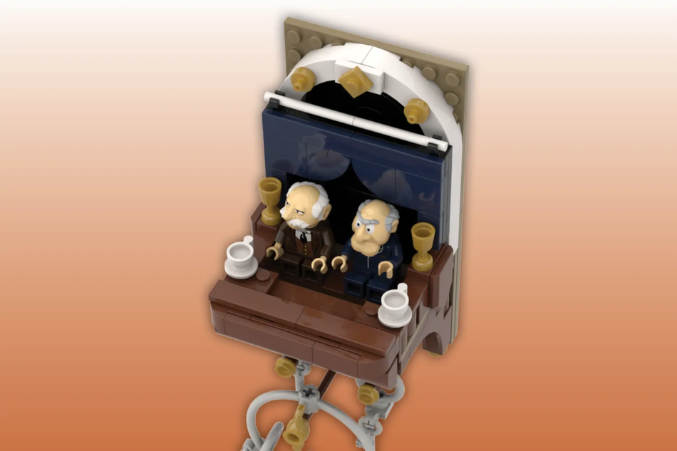 LEGO Ideas The Muppets Statler Waldorfs Balcony 2