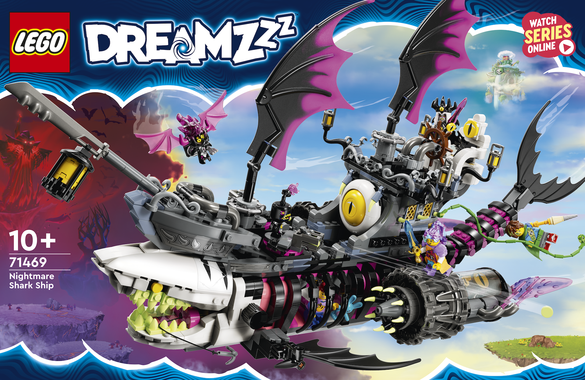 LEGO DREAMZzz 71469 Nightmare Shark Ship 1