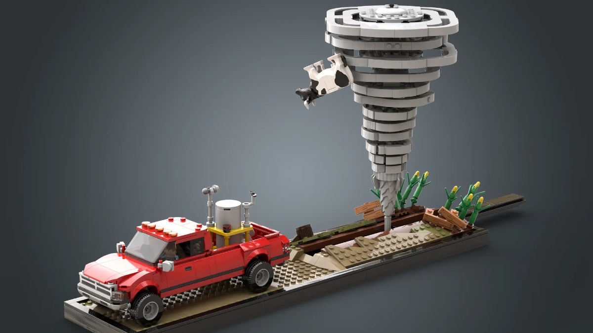 LEGO Twister blows up a storm on Ideas with functional tornado build