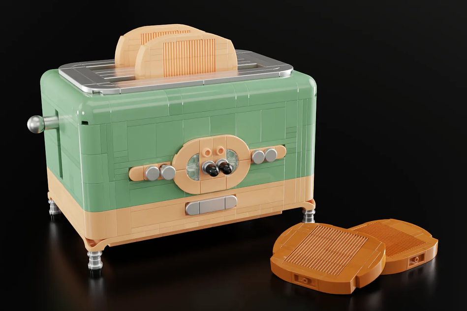 LEGO Ideas Vintage Toaster 1