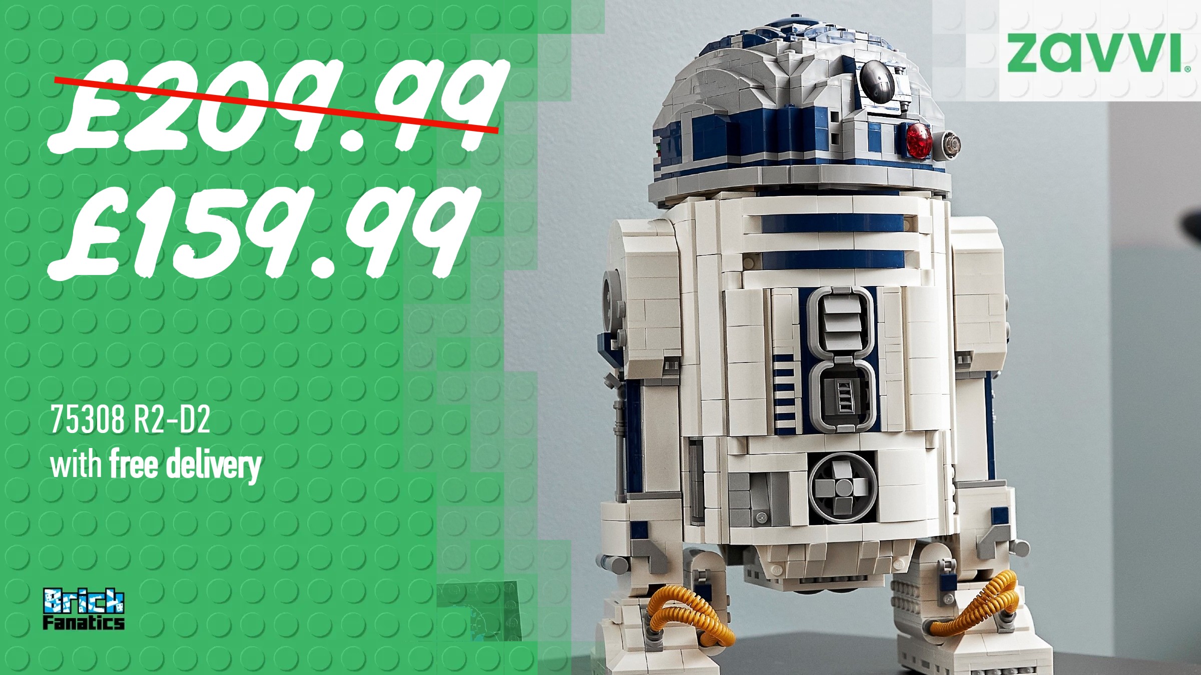 Free delivery and huge discount on LEGO Star Wars droid