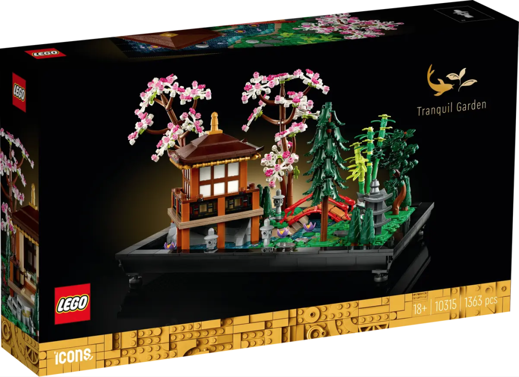 LEGO Icons 10315 Tranquil Garden box front 1024x744