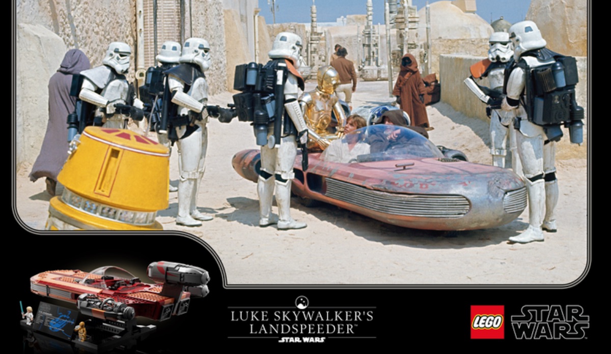 Limited-Edition LEGO Star Wars Landspeeder prints revealed