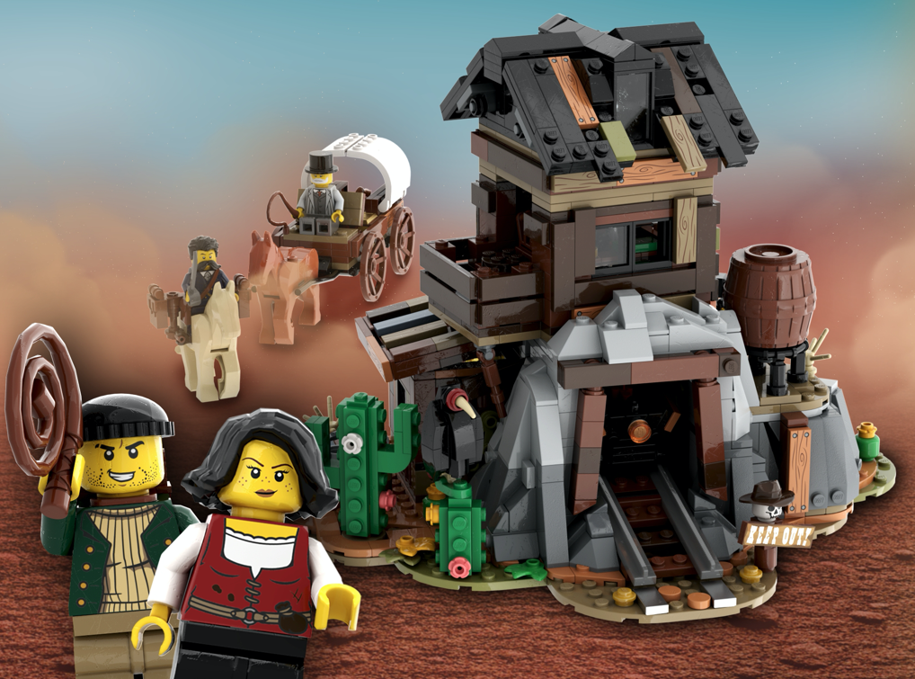 LEGO BrickLink Designer Program Series 5 Gold Gulch Hideout
