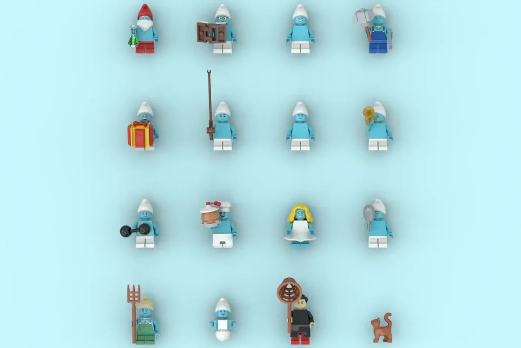 LEGO Ideas smurf village 5 1024x683