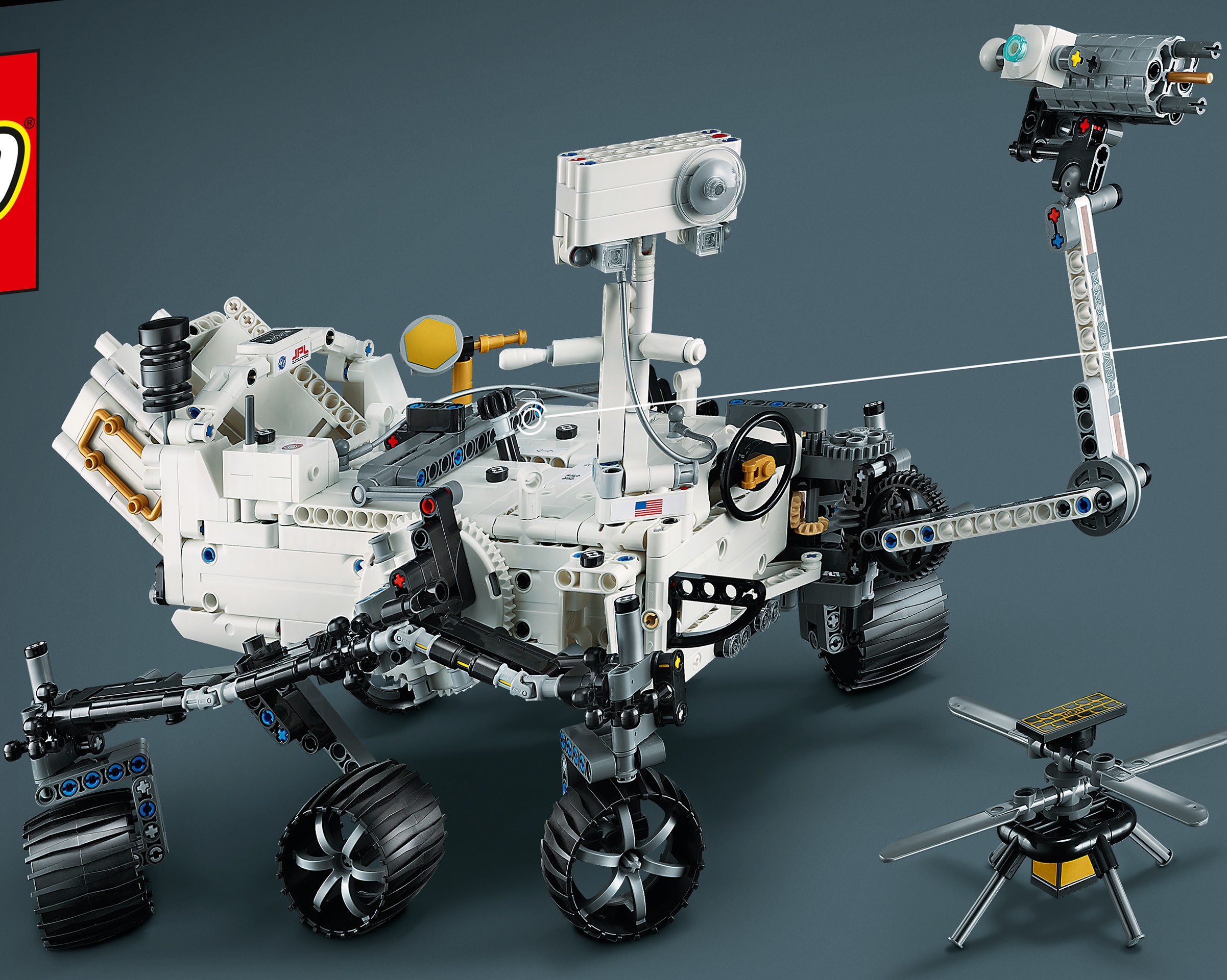 42158 NASA Mars Rover Perseverance turning 3