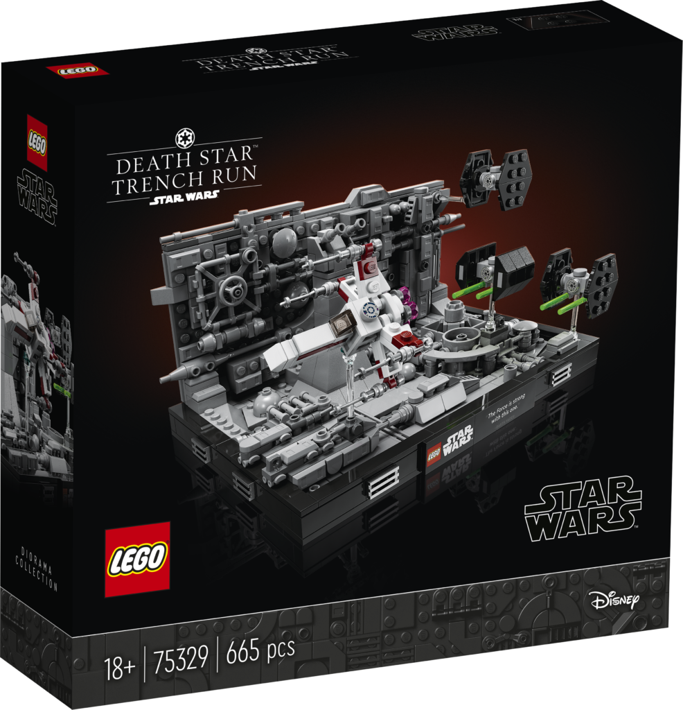 LEGO Star Wars 75329 Death Star Trench Run diorama set 01