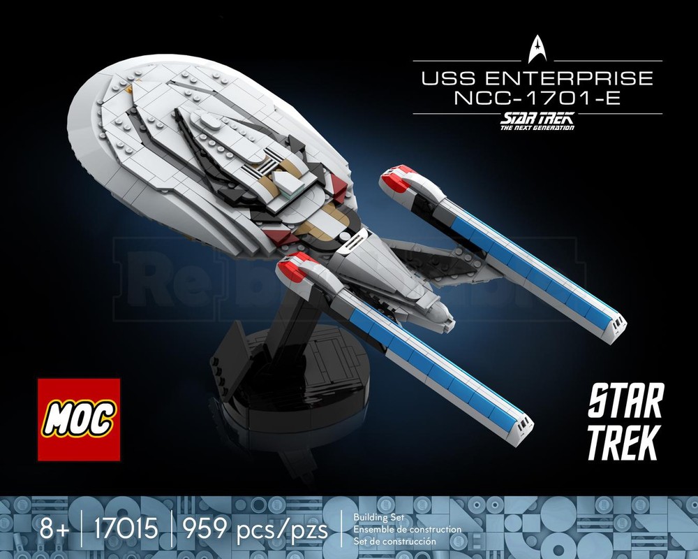skyfoxbricks uss enterprise e rebrickable