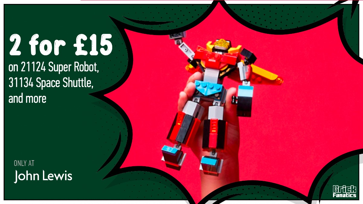 Score two LEGO sets for only £15 in John Lewis sale across City, Creator, and more