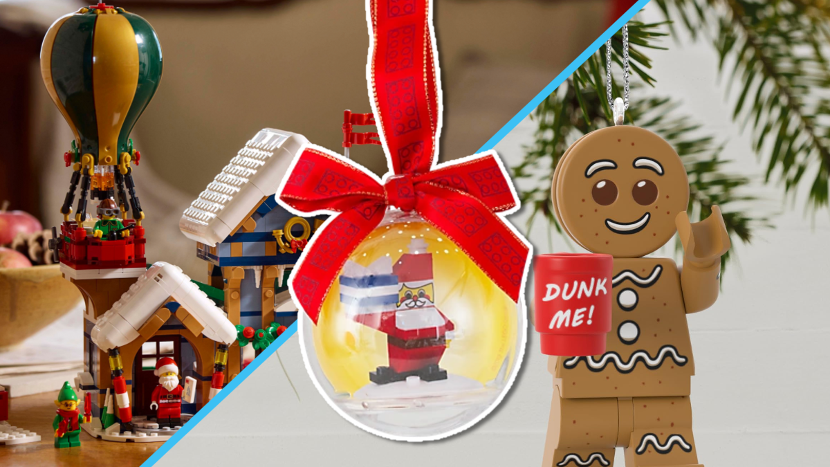 The world of LEGO Christmas ornaments, and a simple DIY decoration