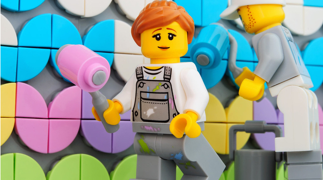 Brick Pic of the Day: Colourful mural