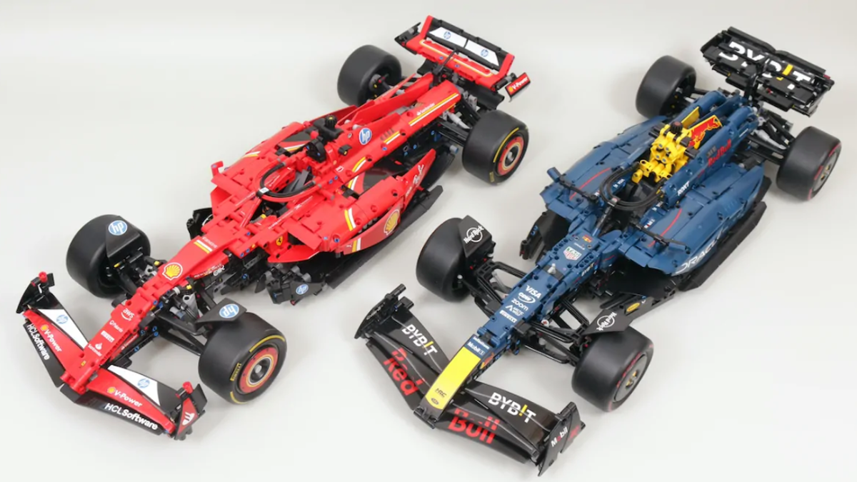 LEGO Technic F1 releases go head-to-head in the ultimate challenge