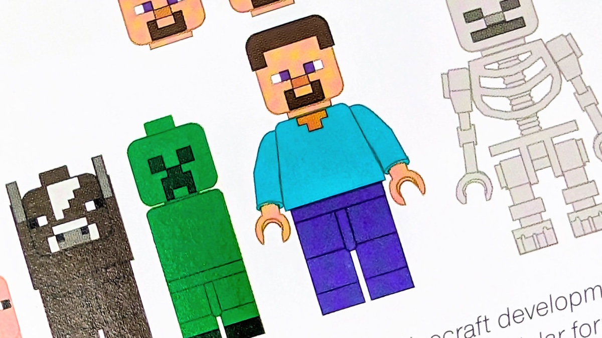 LEGO Minecraft’s minifigures look pretty different in this never-before-seen concept art