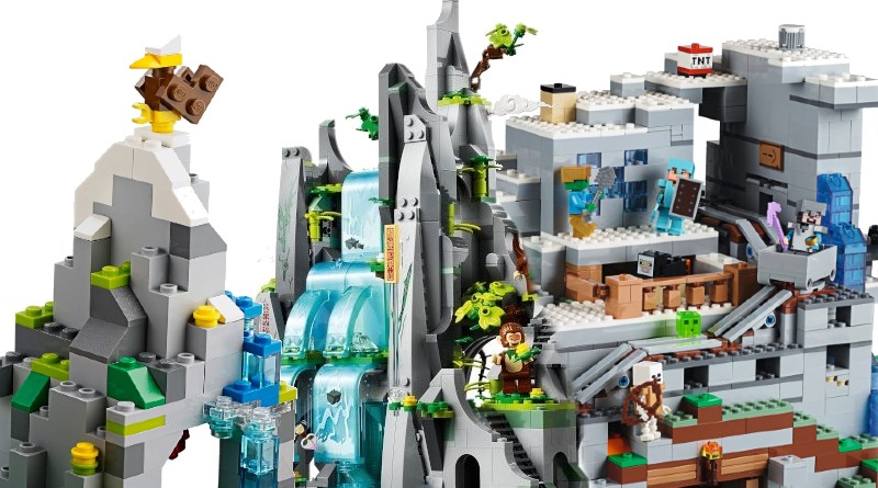 A LEGO version of the National Three Peaks Challenge
