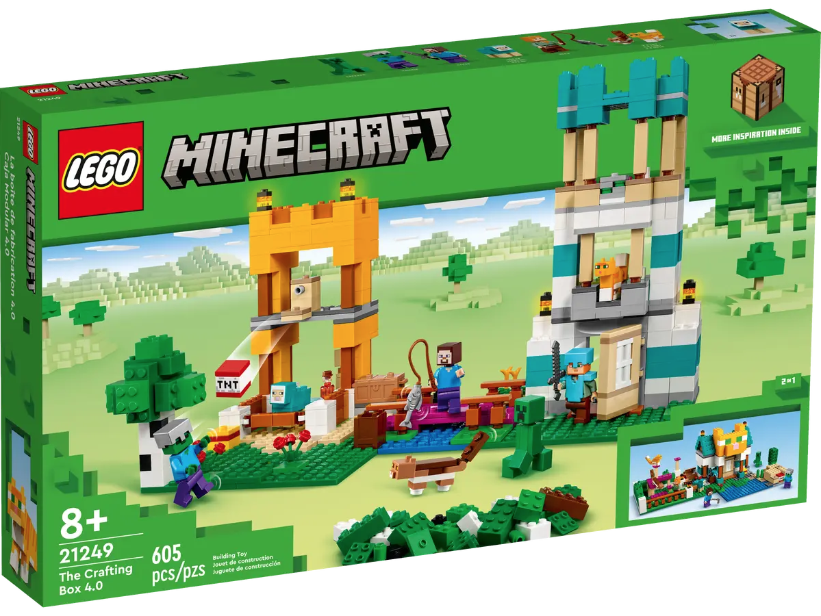 LEGO Minecraft 21249 The Crafting Box 2.0 box front