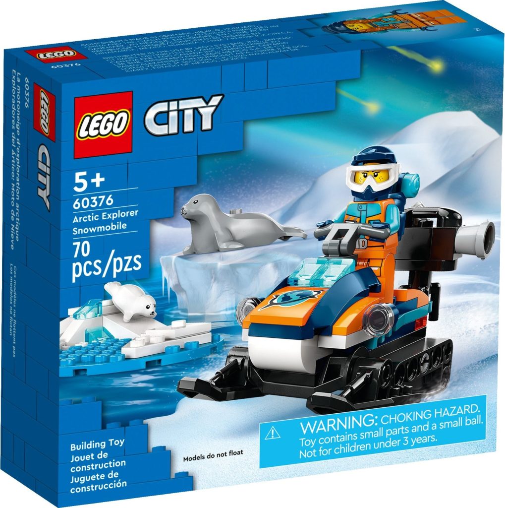 LEGO City 60376 Arctic Explorer Snowmobile 1 1019x1024